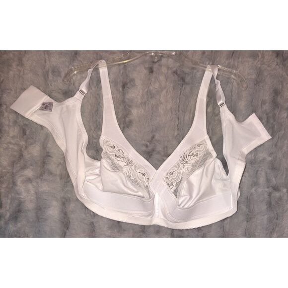 Glamorise MagicLift Minimizer Wirefree Bra 1003 Size 44C Plus Size Lingerie - Picture 4 of 5